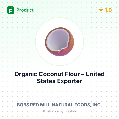 Organic Coconut Flour – summary card, no photo uploaded yet