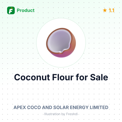 Organic Coconut Flour – summary card, no photo uploaded yet