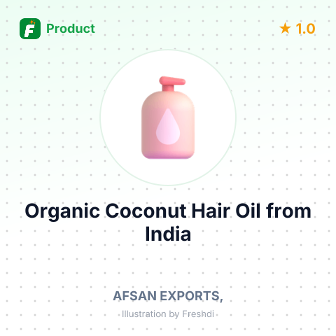 Organic Coconut Hair Oil – summary card, no photo uploaded yet