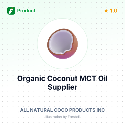 Organic Coconut MCT Oil – summary card, no photo uploaded yet