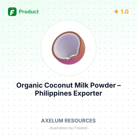Organic Coconut Milk Powder – summary card, no photo uploaded yet