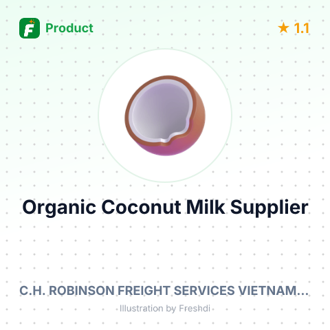 Organic Coconut Milk – summary card, no photo uploaded yet