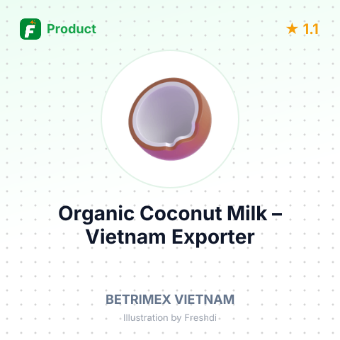 Organic Coconut Milk – summary card, no photo uploaded yet