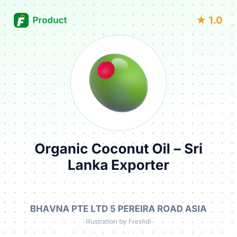 Organic Coconut Oil – summary card, no photo uploaded yet