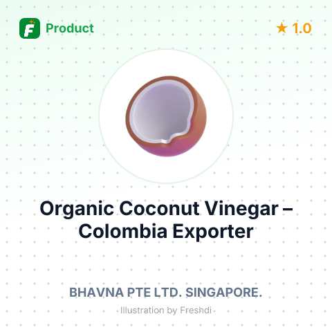 Organic Coconut Vinegar – summary card, no photo uploaded yet