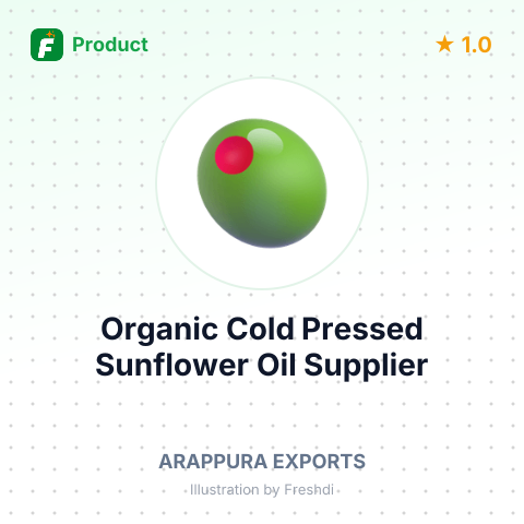 Organic Cold Pressed Sunflower Oil – summary card, no photo uploaded yet