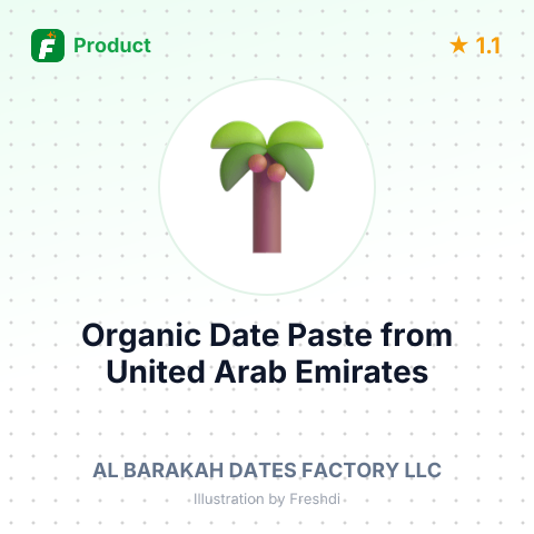 Organic Date Paste – summary card, no photo uploaded yet
