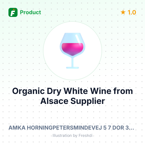 Organic Dry White Wine from Alsace – summary card, no photo uploaded yet
