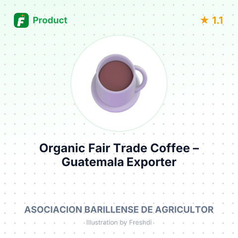 Organic Fair Trade Coffee – summary card, no photo uploaded yet