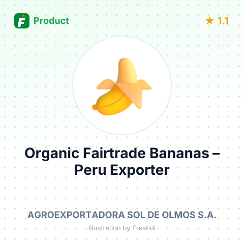 Organic Fairtrade Bananas – summary card, no photo uploaded yet