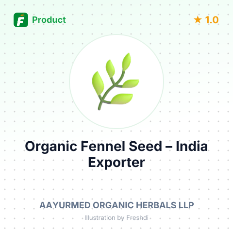 Organic Fennel Seed – summary card, no photo uploaded yet