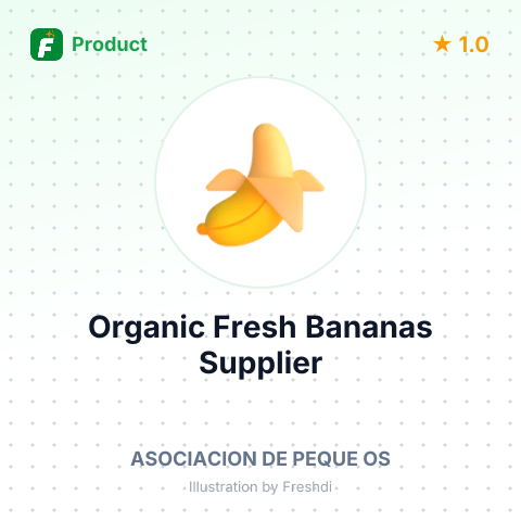 Organic Fresh Bananas – summary card, no photo uploaded yet