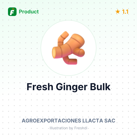 Organic Fresh Ginger – summary card, no photo uploaded yet