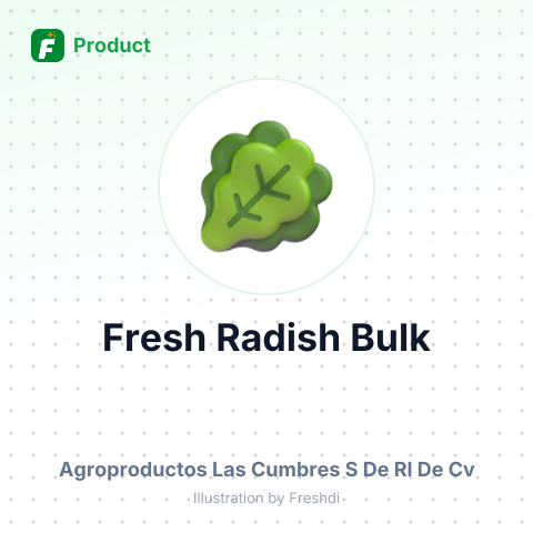 Organic Fresh Radish in Plastic Box – summary card, no photo uploaded yet