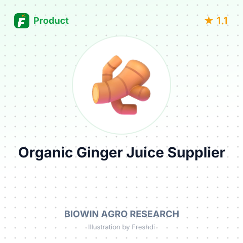 Organic Ginger Juice – summary card, no photo uploaded yet