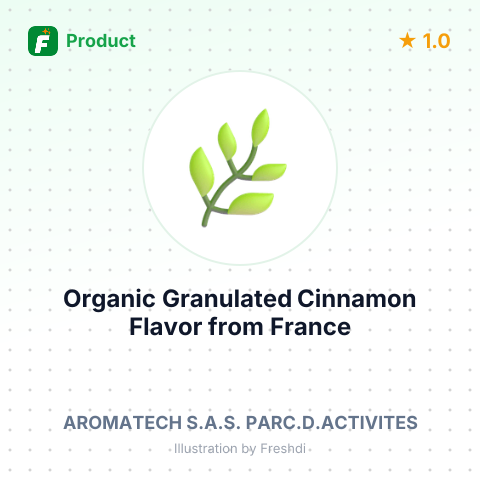 Organic Granulated Cinnamon Flavor – summary card, no photo uploaded yet