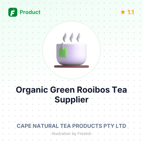 Organic Green Rooibos Tea – summary card, no photo uploaded yet