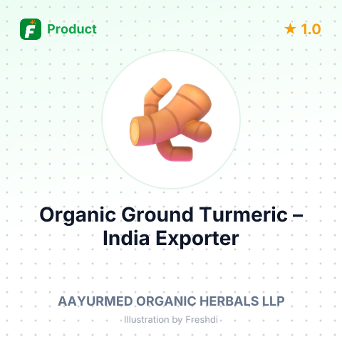 Organic Ground Turmeric – summary card, no photo uploaded yet