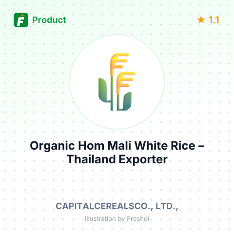 Organic Hom Mali White Rice – summary card, no photo uploaded yet