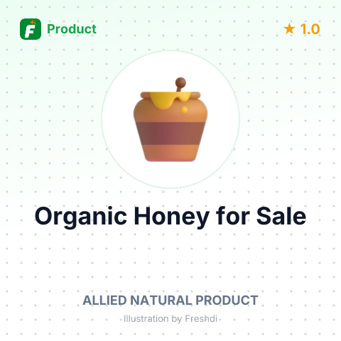 Organic Honey – summary card, no photo uploaded yet