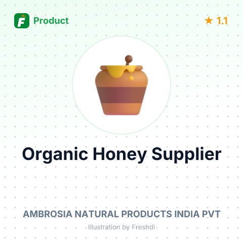 Organic Honey – summary card, no photo uploaded yet