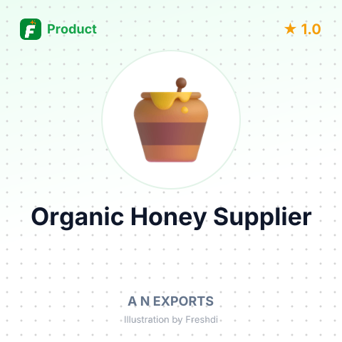 Organic Honey – summary card, no photo uploaded yet