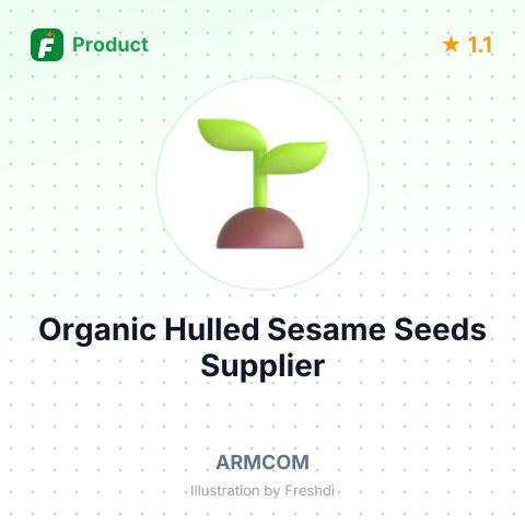 Organic Hulled Sesame Seeds – summary card, no photo uploaded yet