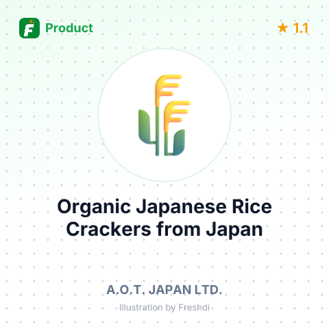 Organic Japanese Rice Crackers – summary card, no photo uploaded yet