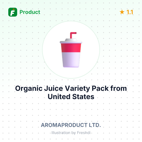 Organic Juice Variety Pack – summary card, no photo uploaded yet