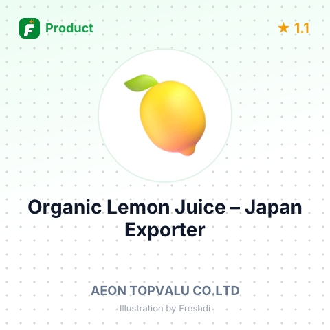 Organic Lemon Juice – summary card, no photo uploaded yet