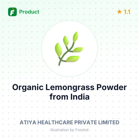 Organic Lemongrass Powder – summary card, no photo uploaded yet