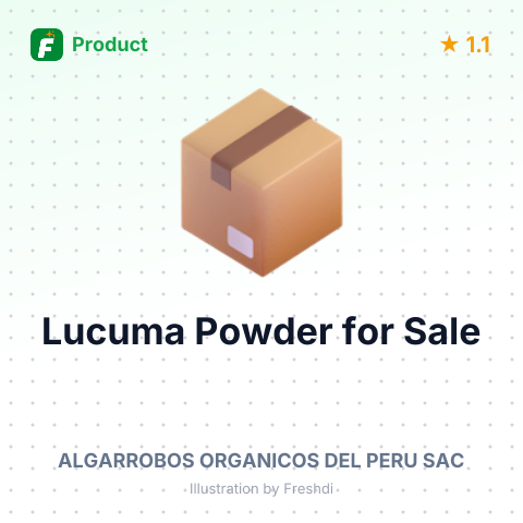 Organic Lucuma Powder – summary card, no photo uploaded yet