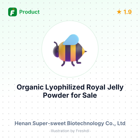 Organic Lyophilized Royal Jelly Powder – summary card, no photo uploaded yet