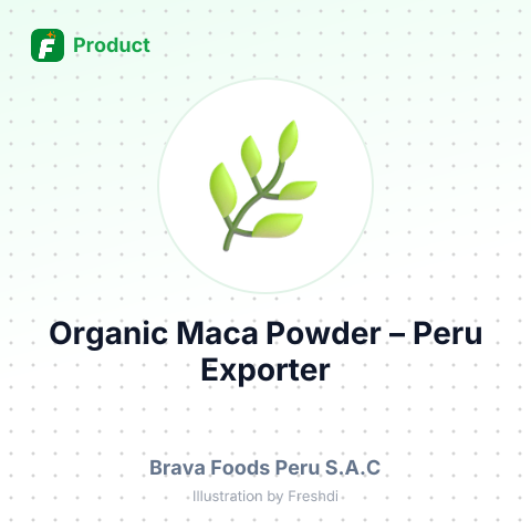 Organic Maca Powder – summary card, no photo uploaded yet