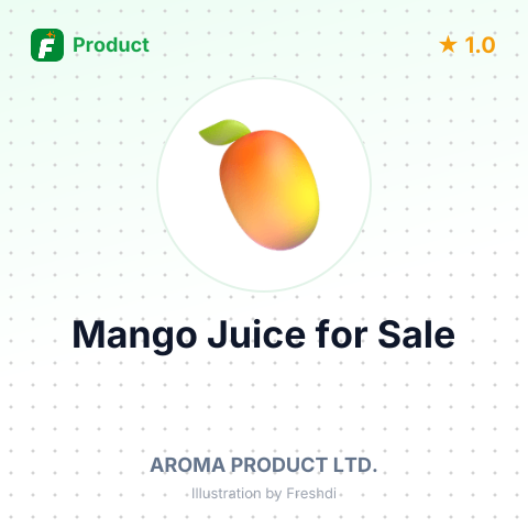 Organic Mango Juice 1L – summary card, no photo uploaded yet