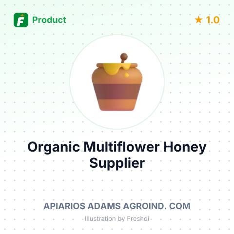 Organic Multiflower Honey – summary card, no photo uploaded yet