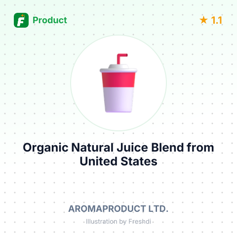 Organic Natural Juice Blend – summary card, no photo uploaded yet