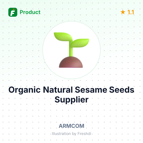 Organic Natural Sesame Seeds – summary card, no photo uploaded yet