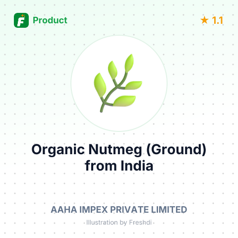 Organic Nutmeg (Ground) – summary card, no photo uploaded yet