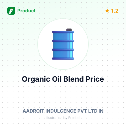 Organic Oil Blend – summary card, no photo uploaded yet