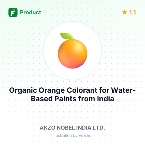 Organic Orange Colorant for Water-Based Paints – summary card, no photo uploaded yet