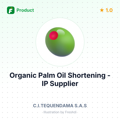 Organic Palm Oil Shortening - IP – summary card, no photo uploaded yet
