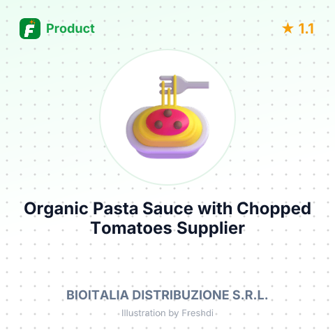 Organic Pasta Sauce with Chopped Tomatoes – summary card, no photo uploaded yet