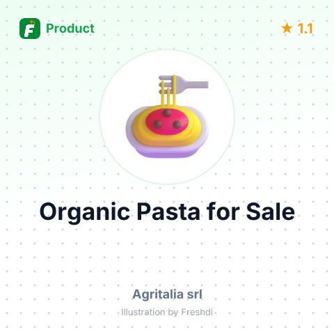 Organic Pasta – summary card, no photo uploaded yet