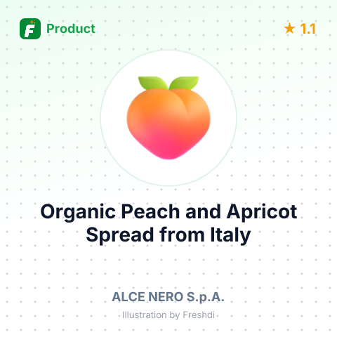 Organic Peach and Apricot Spread – summary card, no photo uploaded yet