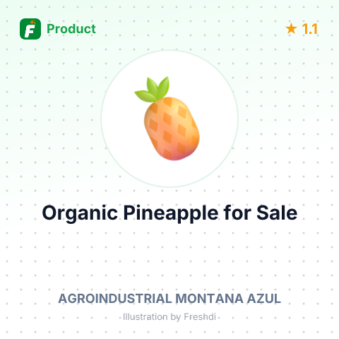 Organic Pineapple Products – summary card, no photo uploaded yet