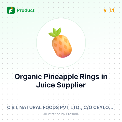 Organic Pineapple Rings in Juice – summary card, no photo uploaded yet