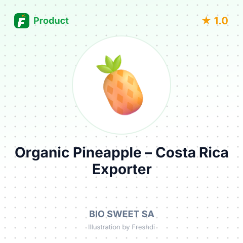 Organic Pineapple – summary card, no photo uploaded yet