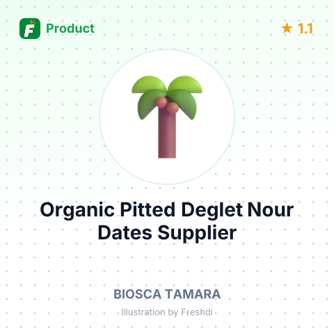 Organic Pitted Deglet Nour Dates – summary card, no photo uploaded yet