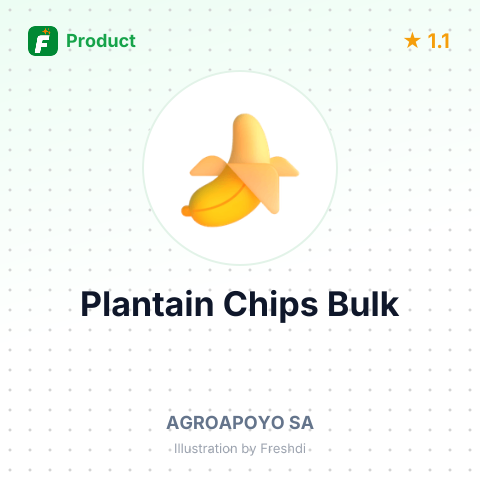 Organic Plantain Chips with Himalayan Pink Salt – summary card, no photo uploaded yet
